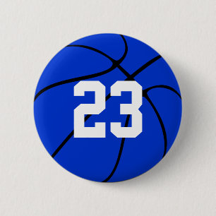 Schaltfläche "Blue Basketball Jersey" Button