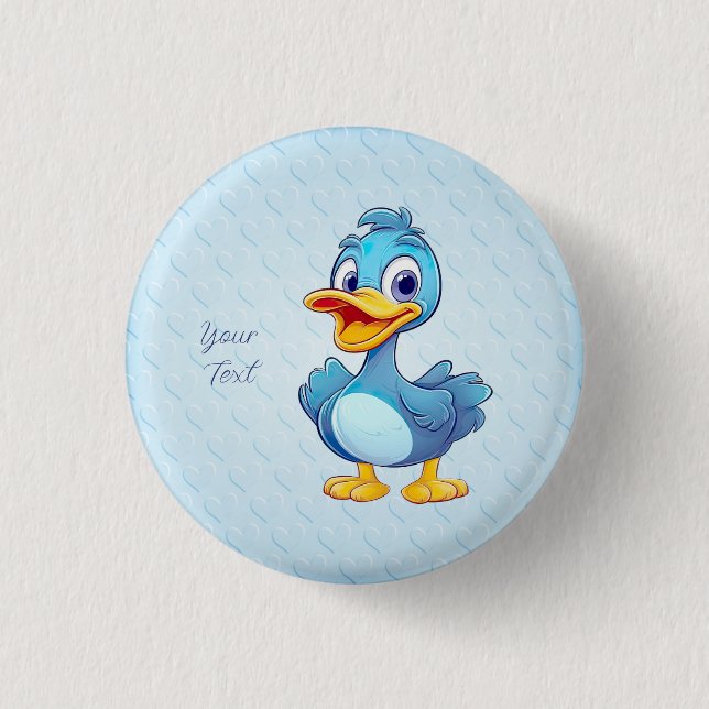 Schaltfläche "Blue Duck" Button (Vorderseite)