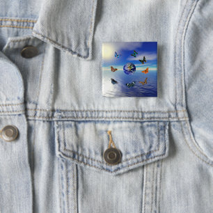Schaltfläche "Blue Earth Butterfells" Button
