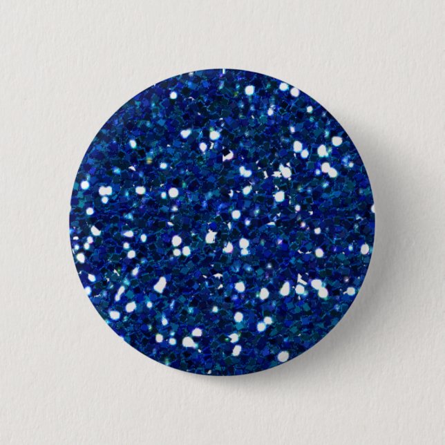 Schaltfläche "Blue Glitzer" Button (Vorderseite)