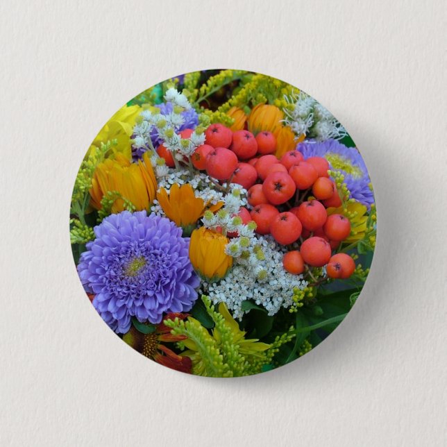 Schaltfläche Blume Button (Vorderseite)
