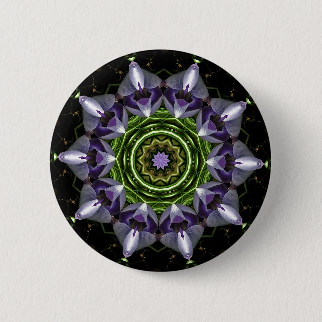 Schaltfläche Blume Button (Vorderseite)