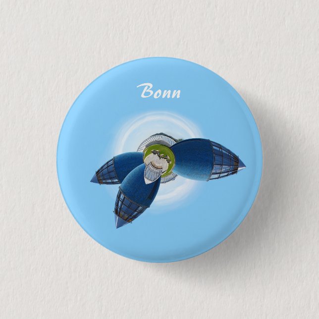 Schaltfläche Bonn Planet Button (Vorderseite)