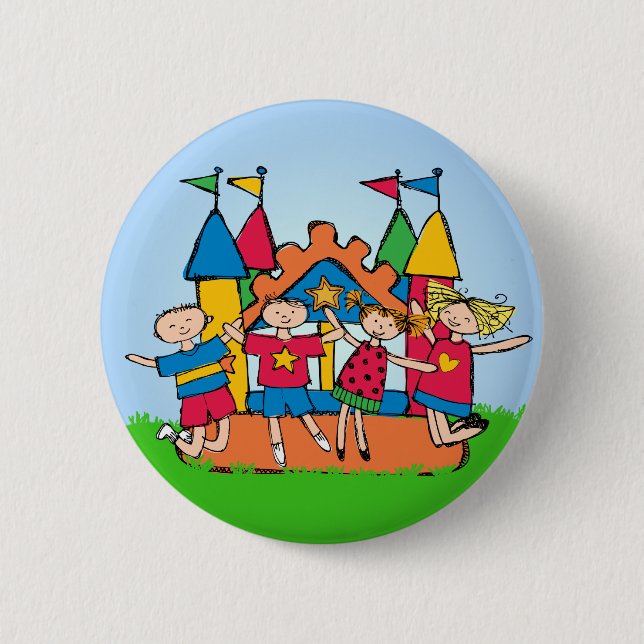 Schaltfläche "Bounce House" Button (Vorderseite)