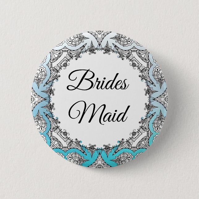 Schaltfläche Bridge to Be Bridesmaid Party Button (Vorderseite)