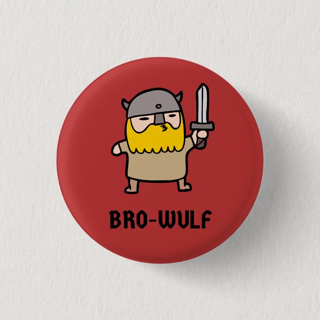 Schaltfläche "Bro-Wulf" Button (Vorderseite)