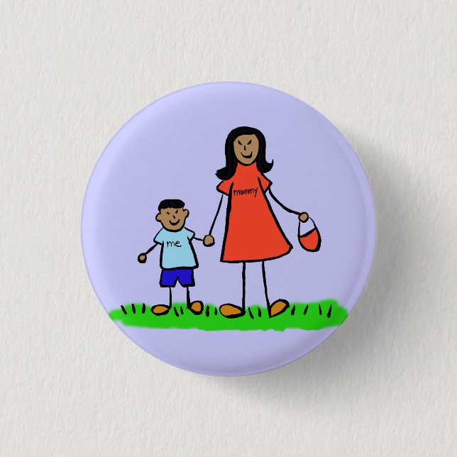 Schaltfläche Button für benutzerdefinierte Familie (Vorderseite)