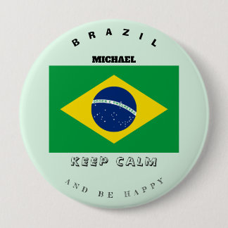 Schaltfläche "Calm & Brasilien" behalten Button