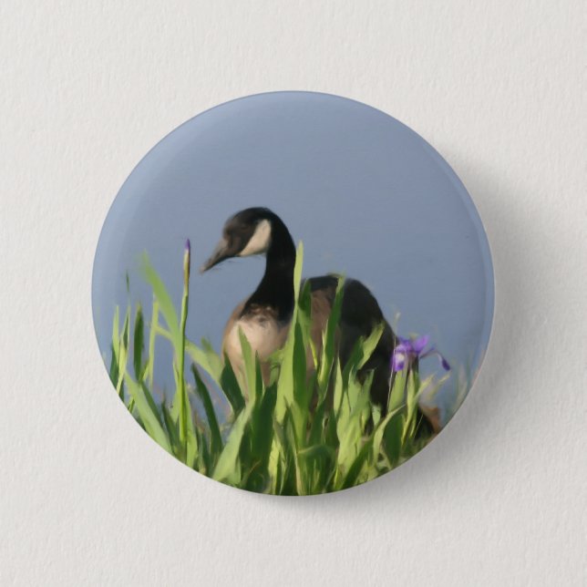 Schaltfläche "Canada Goose Irish Animal Art" Button (Vorderseite)