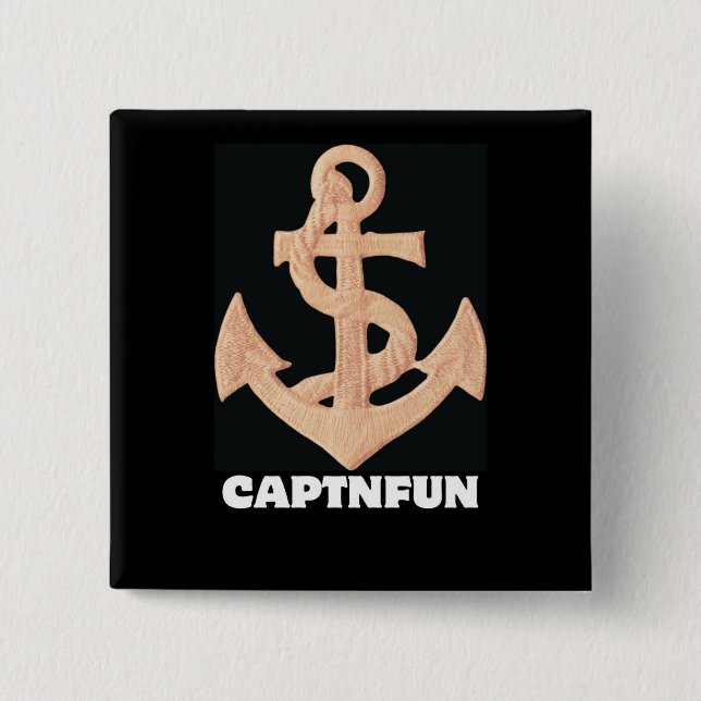 Schaltfläche "Captnfun Square" Button (Vorderseite)
