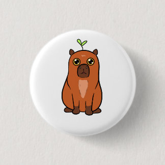Schaltfläche / Capybara Niedlich Button