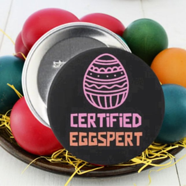 Schaltfläche "Certified Eggspert Easter" Button (Von Creator hochgeladen)