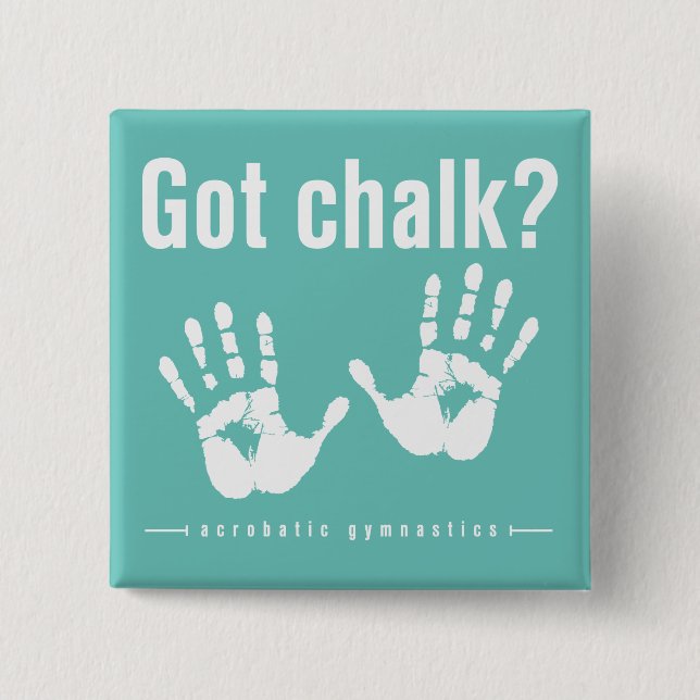 Schaltfläche "Chalk Acro" got Button (Vorderseite)
