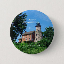 Schaltfläche Charlotte Genesee Lighthouse Button
