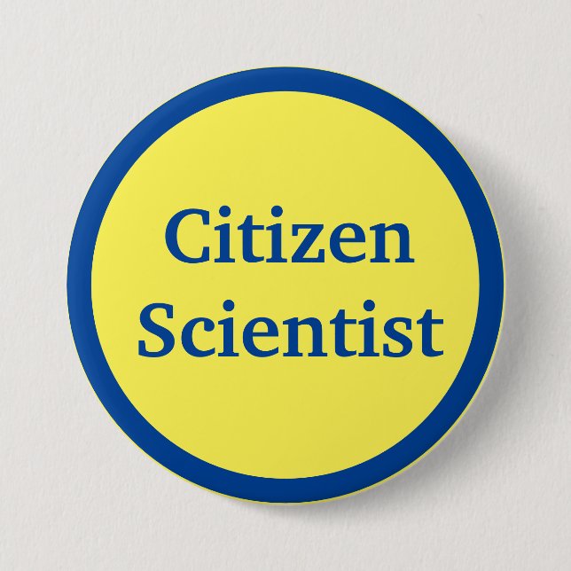Schaltfläche "Citizen Scientist" Button (Vorderseite)
