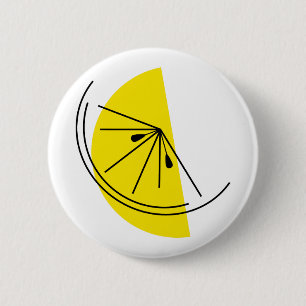 Schaltfläche Citrus Lemon Button