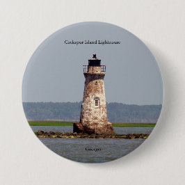 Schaltfläche Cockspur Island Leuchtturm Button