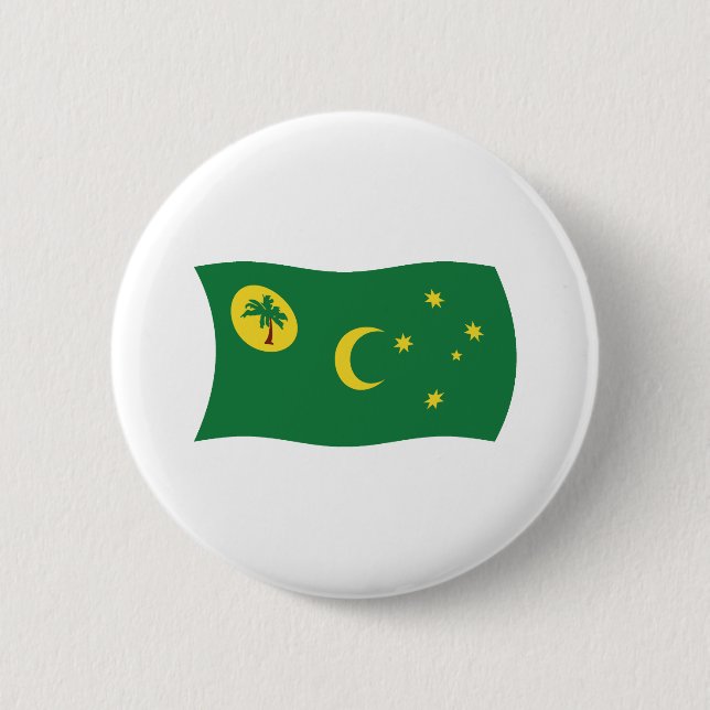 Schaltfläche "Cocos Islands" Button (Vorderseite)