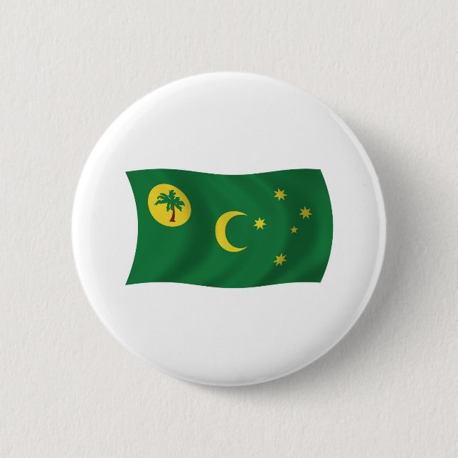 Schaltfläche "Cocos Islands" Button (Vorderseite)