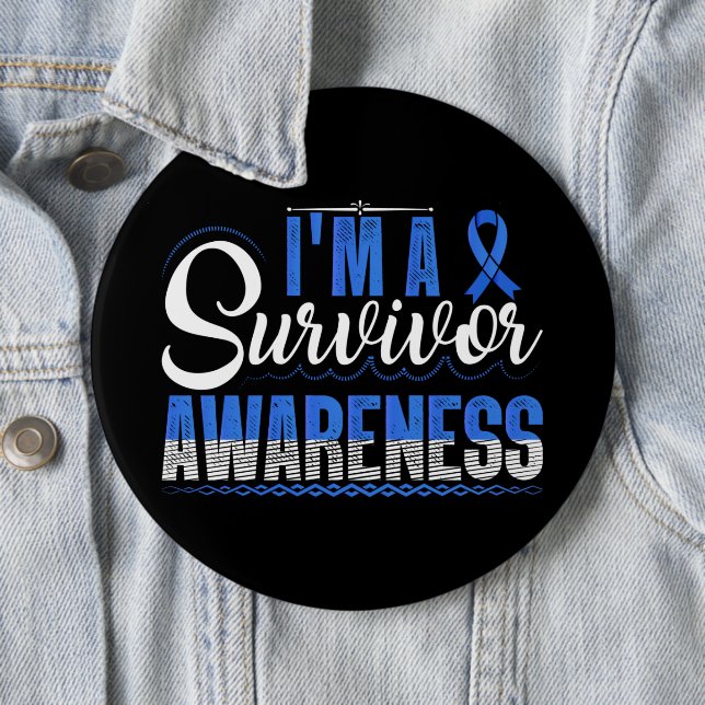 Schaltfläche "Colon Cancer Awareness/Support" Button (Beispiel)