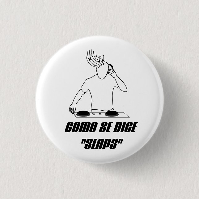 Schaltfläche "Como Se Dice Slaps" Button (Vorderseite)