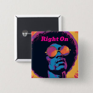 Schaltfläche cool/Retro Button