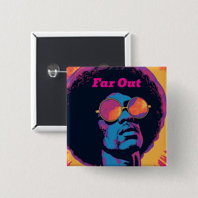 Schaltfläche cool/Retro Button (Vorne & Hinten)