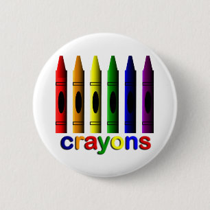 Schaltfläche Crayons Art for Children Button