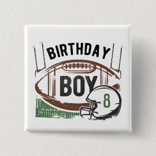 Schaltfläche "Custom Age Football Birthday" Button