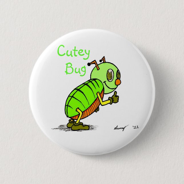 Schaltfläche Cutey Bug Button (Vorderseite)