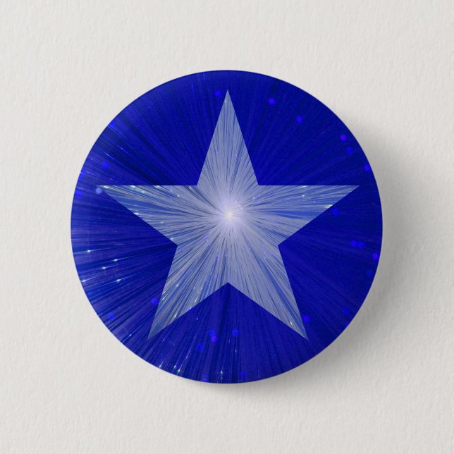Schaltfläche "Dark Blue Star" Button (Vorderseite)