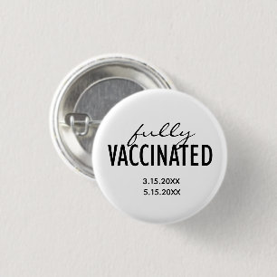 Schaltfläche "Datum vollständig geimpft hinzufü Button