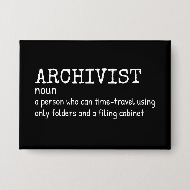 Schaltfläche "Definition des archivierten Spaßes" Button (Vorderseite)