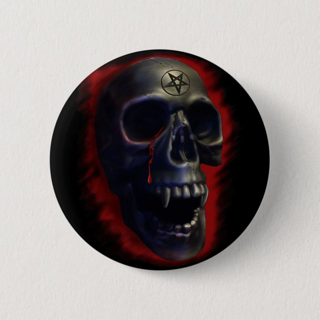 Schaltfläche "Demoskull 1" Button (Vorderseite)