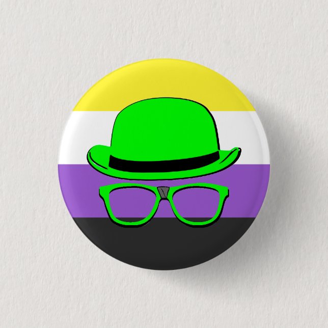 Schaltfläche "Depp Night Enby Prix" Button (Vorderseite)
