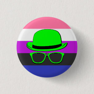 Schaltfläche Depp Night Genderfluid-Prix Button
