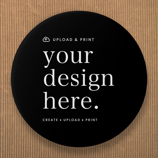 Schaltfläche "Design Upload 3" Button (Versatile button pins for business, events, gifting, special occasions & more!)