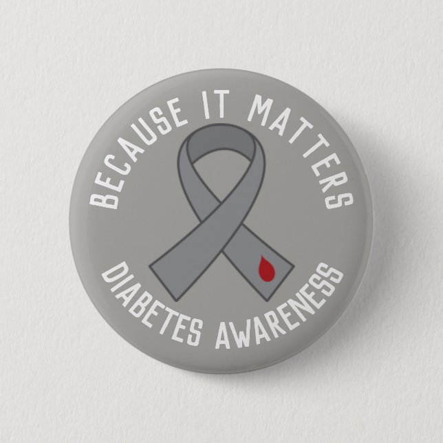 Schaltfläche "Diabetes Awareness" Button (Vorderseite)