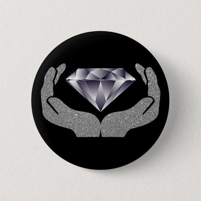 Schaltfläche "Diamant" Button (Vorderseite)