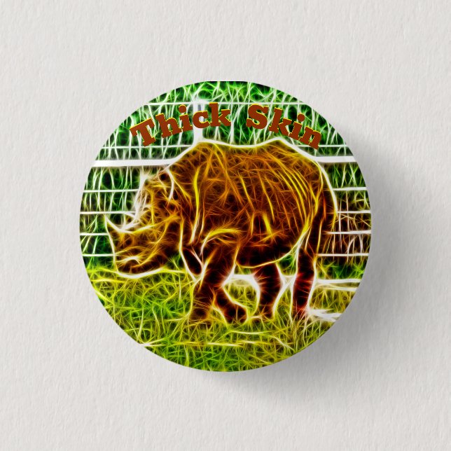 Schaltfläche "Dick Skin Rhino Zeichn" Button (Vorderseite)