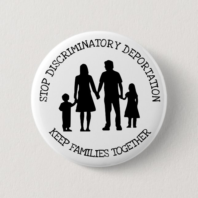 Schaltfläche "Discriminator Deportation Immigratio Button (Vorderseite)