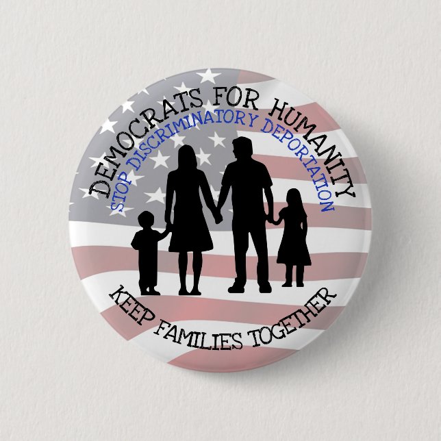 Schaltfläche "Discriminator Deportation Immigratio Button (Vorderseite)