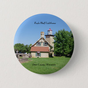 Schaltfläche Eagle Bluff Lighthouse Button