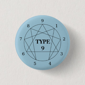 Schaltfläche Enneagramm Typ 9 Button