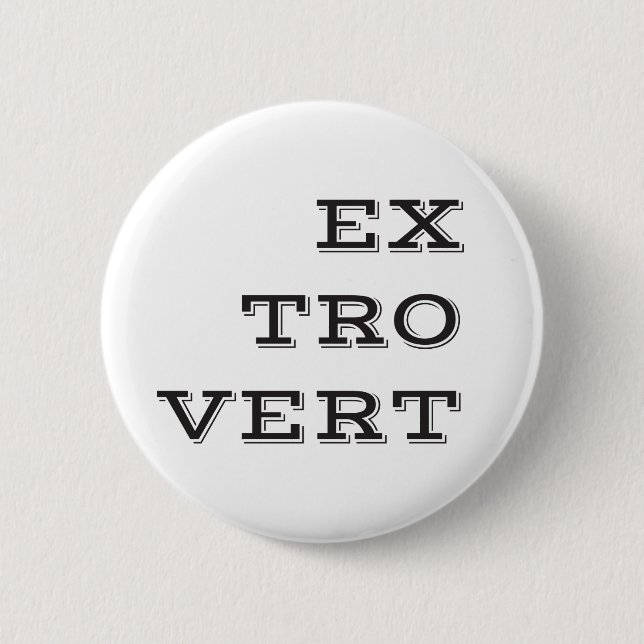 Schaltfläche Extrovertieren Button (Vorderseite)
