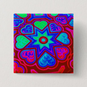 Schaltfläche "Farbige Liebe" Button