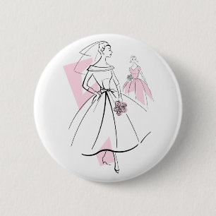 Schaltfläche "Fashion Bride Pink Group" Button