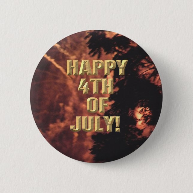 Schaltfläche "Feuerwerk 20. 4. Juli" Button (Vorderseite)
