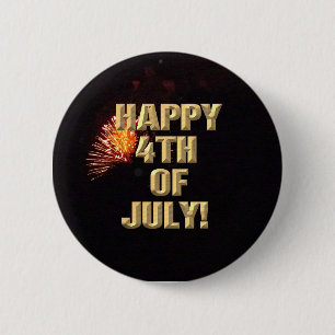 Schaltfläche "Feuerwerk 8 4. Juli" Button