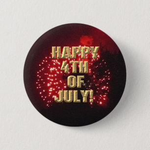 Schaltfläche "Fireworks 7 4. Juli" Button